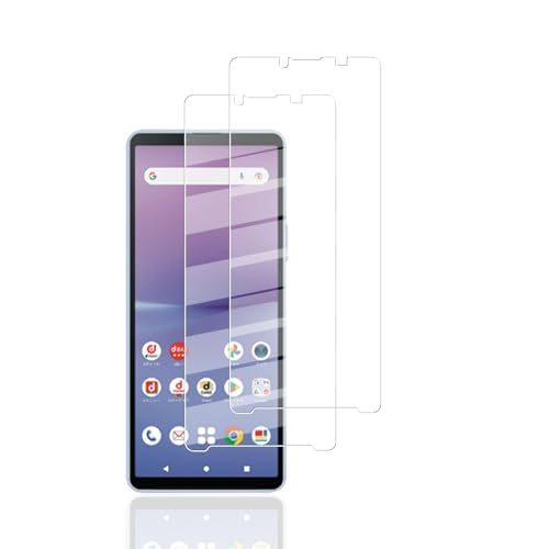 Xperia10 V SO-52D SOG11 A302SO XQ-DC44 ガラスフィルム フィルム 強化ガラス 液晶 保護フィルム 3D Touch 気泡ゼロ 厚さ0.26mm超薄型 2.5D ラウンドエッジ加工 2枚セット 送料無料