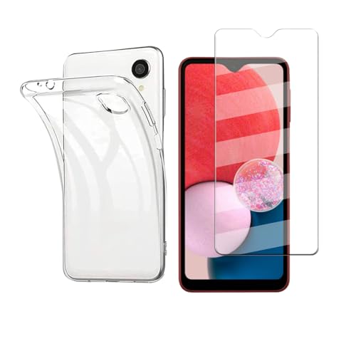 Galaxy A23 5G SC-56C / SCG18 フィルム 液晶保護 強化ガラス 気泡ゼロ 指紋防止 Galaxy A23Eケース クリア TPU 耐衝撃 落下防止 専用保護 シリコン ケースGalaxy A23 5G ガラスフィルム + tpu セット 送料無料