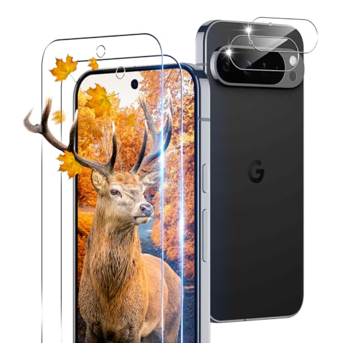 Google Pixel 9 Pro XL ガラスフィルム 2枚 フィルム + 2枚 カメラ保護フィルム ピクセル9 Pro XL 強化ガラス 全面 保護フィルム 3D Touch 薄型 飛散防止 高感度 耐衝撃 指紋 汚れ防止 ゼロ気泡 ラウンドエッジ加工 簡単貼り付け 送料無料