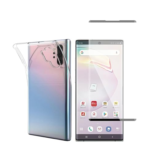 Galaxy Note 10 Plus 5G ガラスフィルム 液晶保護 フィルム 強化ガラス 気泡ゼロ 指紋防止 Galaxy Note 10 Plus 5Gケース クリア TPU 耐衝撃 落下防止 専用保護 シリコン ケースGalaxy Note 10 Plus 5G ガラスフィルム + TPU セット 送料無料 103,045円