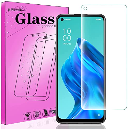 OPPO Reno5 A ガラスフィルム 保護フィルム 強化ガラス 液晶保護フィルム 9H硬度 指紋防止 気泡ゼロ 防爆裂 スクラッチ防止 [簡単貼り付け] 送料無料