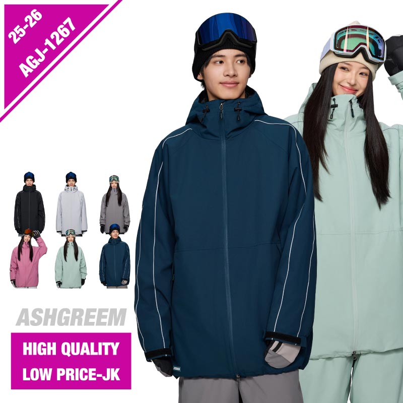 楽天市場】25-26 スノーボード ウェア ジャケット 単品 パイピング AGJ