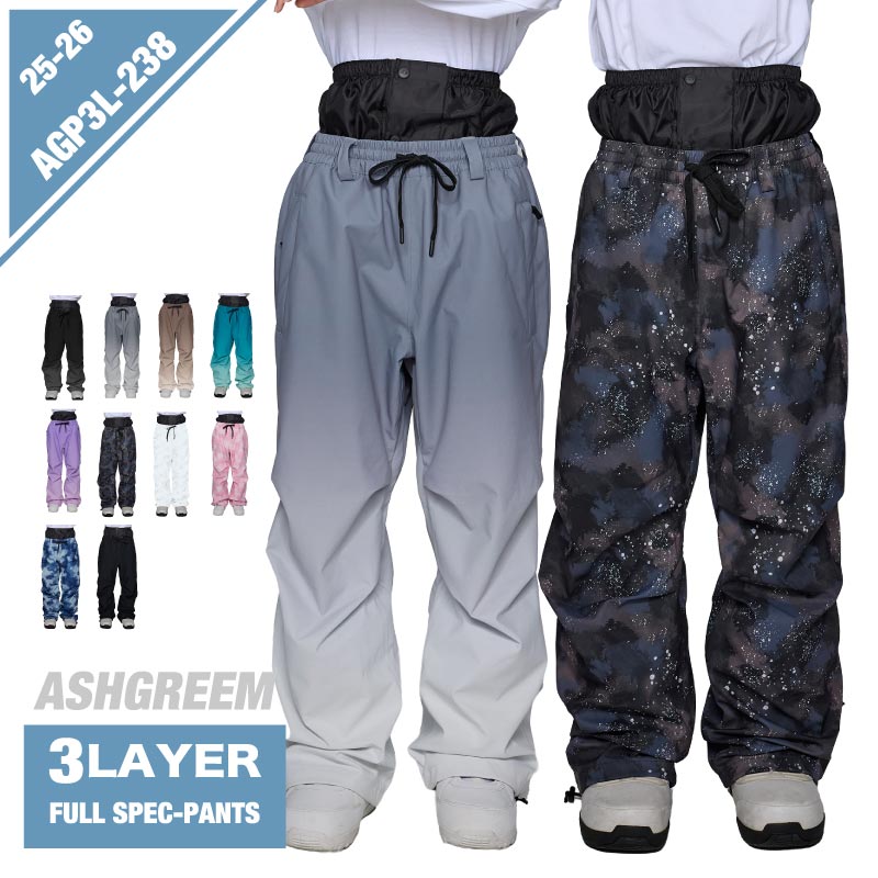 楽天市場】25-26 スノーボード ウェア パンツ 単品 レイヤ AGP3L-237