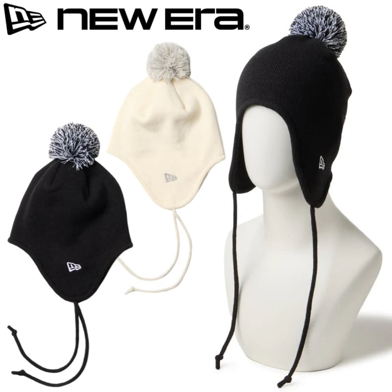 楽天市場】ニューエラ ニット帽 NEW ERA ポンポンニット イヤー