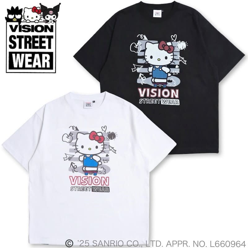 未使用　エドハーディー　ハローキティー　コラボレディース　Tシャツ　XS 未使用 エドハーディー ハローキティー コラボレディース T