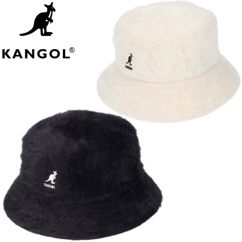 【送料無料】KANGOL カンゴール 正規品 バケットハット バケハ ハット 帽子 ファーゴラ アンゴラ ファー カンガルー ロゴ メンズ レディース ユニセックス 白 ホワイト アイボリー 黒 ブラック｜DEF-STORE 7,546円