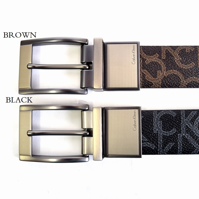 calvin klein reversible monogram belt