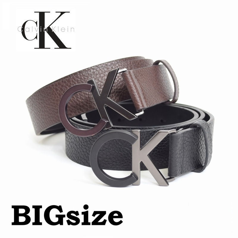 leather ck buckle belt