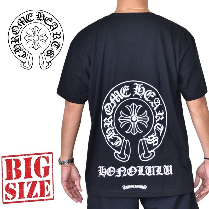 おしゃれ】 CHROME HEARTS クロムハーツ 半袖 Ｔシャツ 黒 ブラック