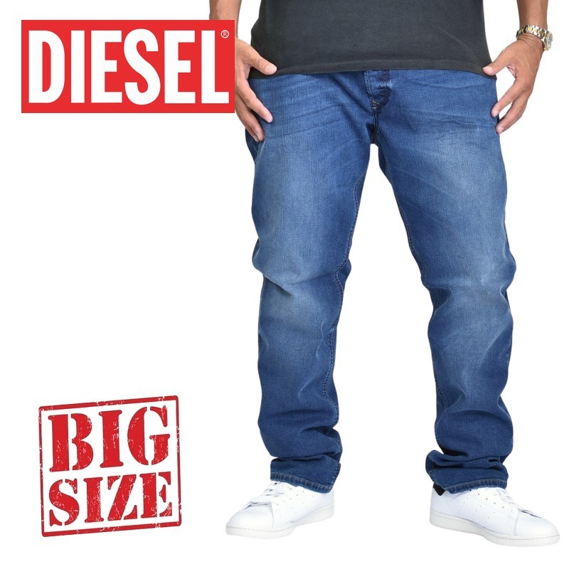 楽天市場 Diesel ディーゼル デニムパンツ ジーンズ スリム スキニー Slim Skinny Sleenkey 084nw Stretch 40インチ 大きいサイズ メンズ あす楽 Deff大きいサイズメンズ楽天市場店