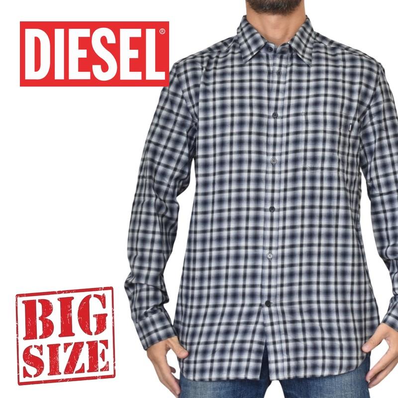 楽天市場】DIESEL ディーゼル カジュアルチェックシャツ A10620 0SHAW