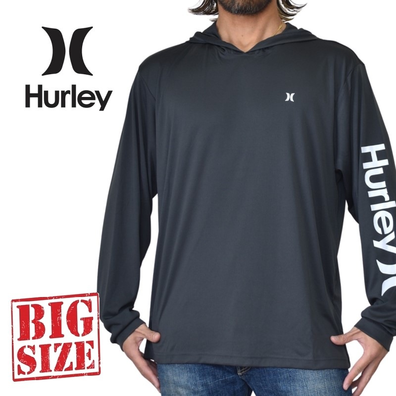 楽天市場】Hurley ハーレー アームロゴ フード 長袖 ラッシュガード Ｔ