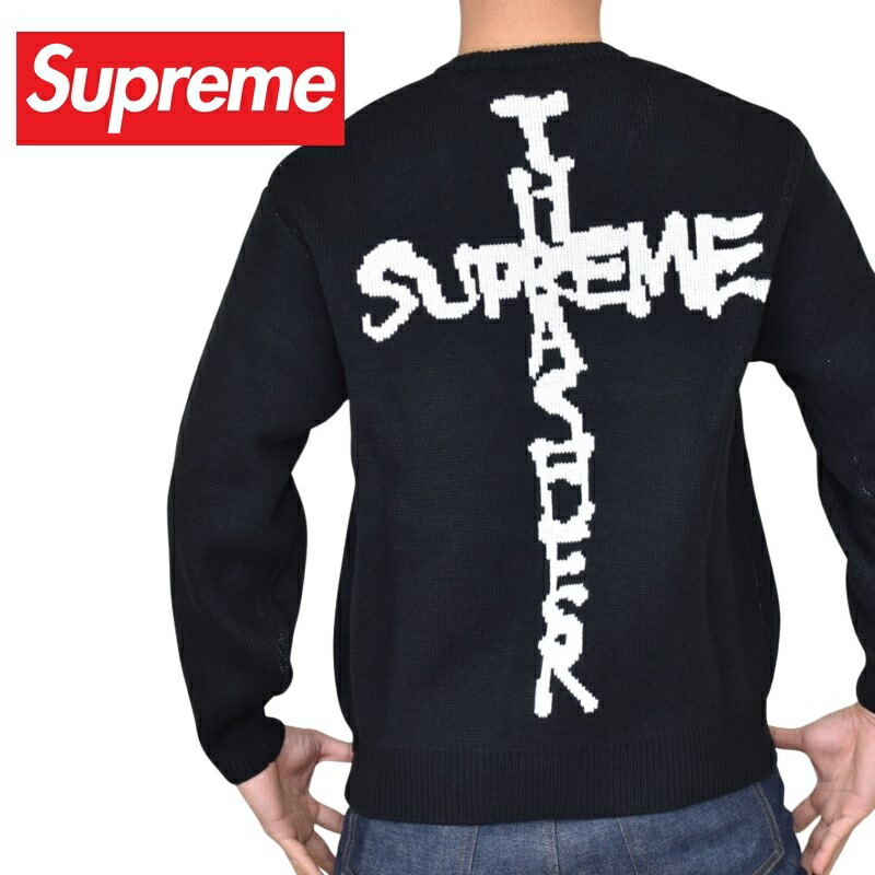 楽天市場】S【Supreme Back Logo Sweater Red シュプリーム バック