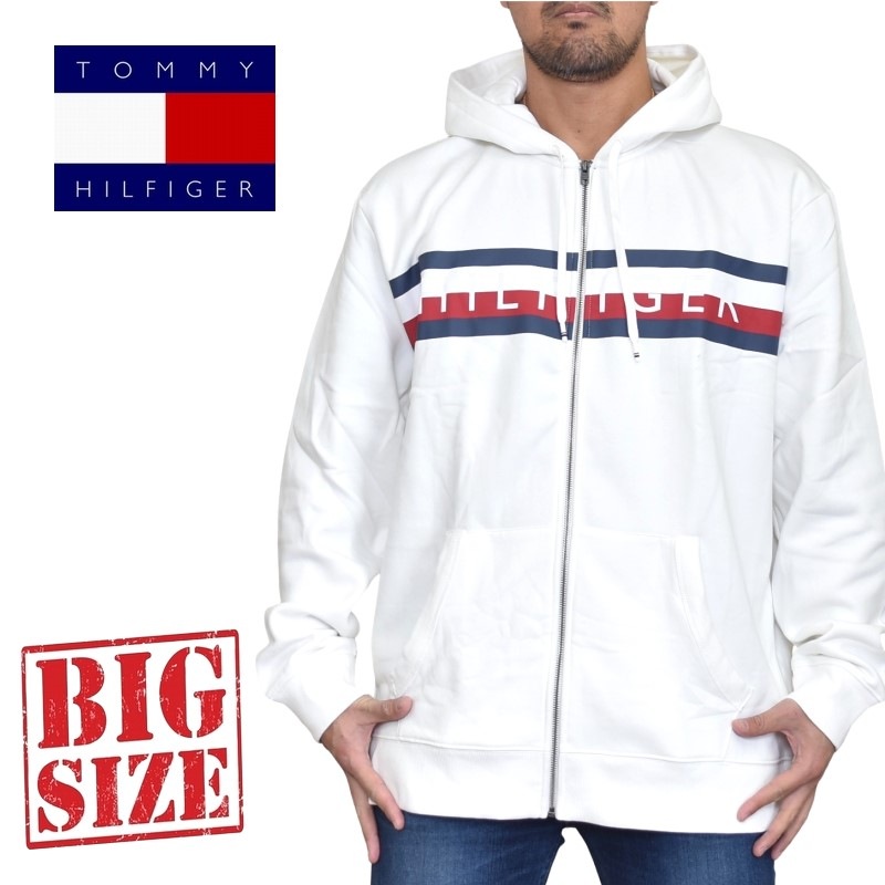 安いそれに目立つ Tommy Hilfiger トミーヒルフィガー フルジップ パーカー スウェット 白 ホワイト Xl Xxl 大きいサイズメンズ あす楽 Deff大きいサイズメンズ店 アウトレット送料無料 Directsenegal Com