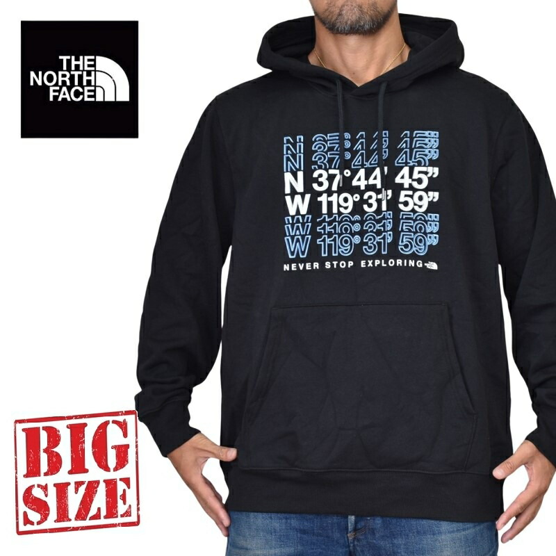 大きいサイズ メンズ ノースフェイス プルオーバー パーカー スウェット フーディー USAモデル THE NORTH FACE BRAND PROUD PULLOVER HOODIE XL XXL XXXL｜BigSize DEF 大きいサイズメンズ