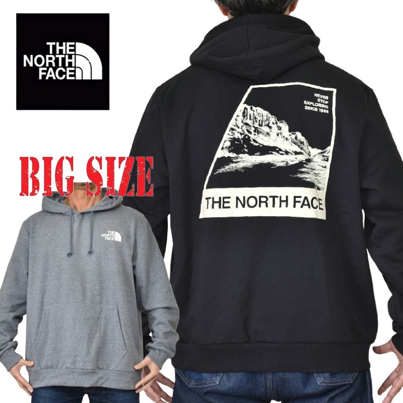 大きいサイズ メンズ ノースフェイス プルオーバー パーカー スウェット フーディー USAモデル THE NORTH FACE EVOLUTION RETRO NSE HOODIE XL XXL｜BigSize DEF 大きいサイズメンズ