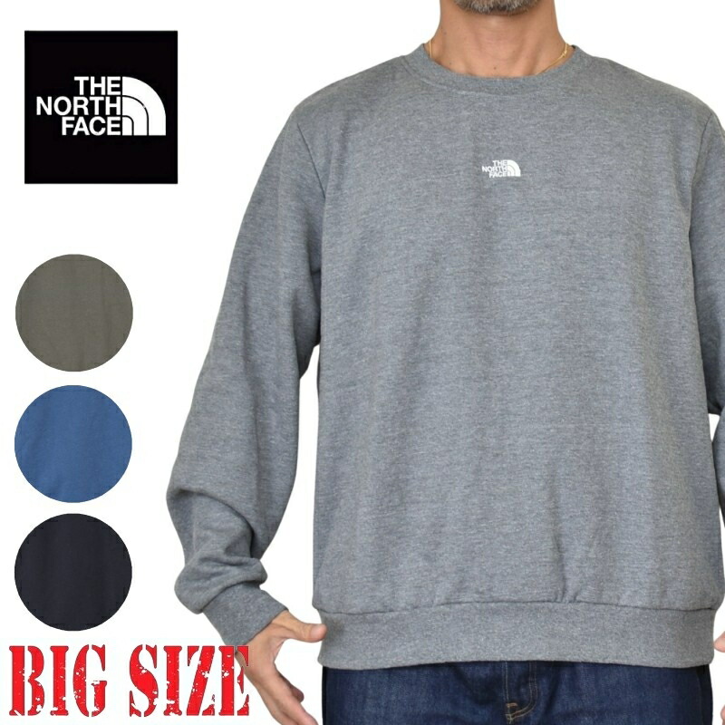 大きいサイズ メンズ ノースフェイス ワンポイント刺繍 クルーネック スウェットシャツ トレーナー USAモデル THE NORTH FACE EVOLUTION HALF DOME CREW XL XXL XXXL 10,472円