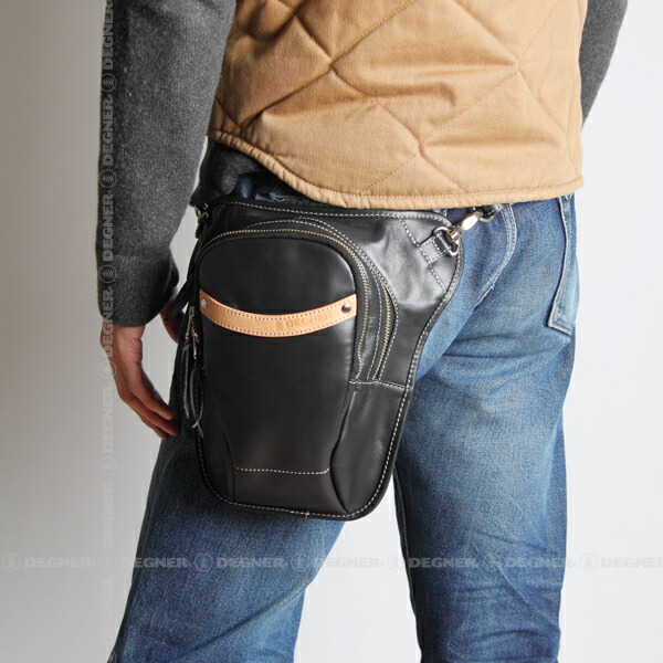 leather hip holster bag