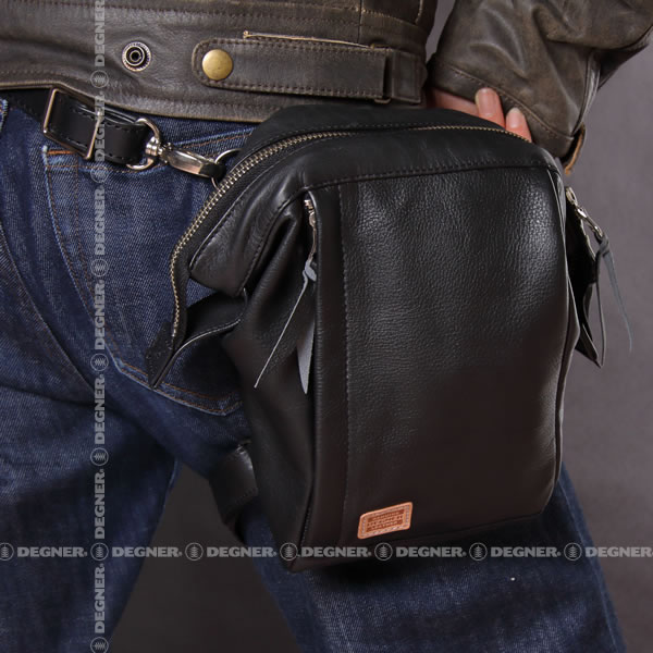 楽天市場 デグナー Degner レザー ホルスター バッグ W 101 がま口 レッグベルト フロントポケット ウエストベルト 本革 デグナー 通販 レザージャケット