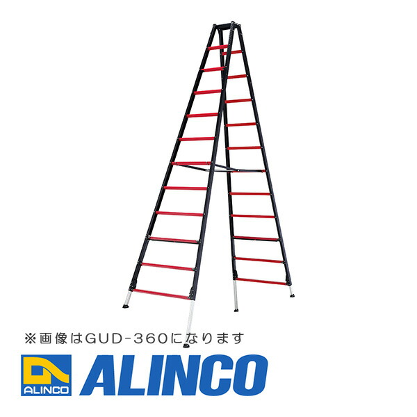 【メーカー直送】【代金引換決済不可】ALINCO アルインコ GUD-240X 上部操作式伸縮脚付専用脚立|デジ衛門 店