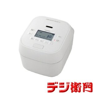 TOSHIBA　東芝　5.5合炊き　圧力IH炊飯ジャー　炊飯器　真空圧力IH RC-10HGX(W) [グランホワイト]/【送料区分Sサイズ】｜デジ衛門　店