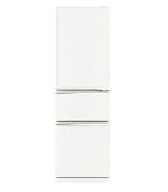 三菱 (右開き) 300L 3ドア冷蔵庫 MR-CX30M-W マットホワイト MRCX30MW ※配送エリア基本設置無料 一人暮らし 二人暮らし
