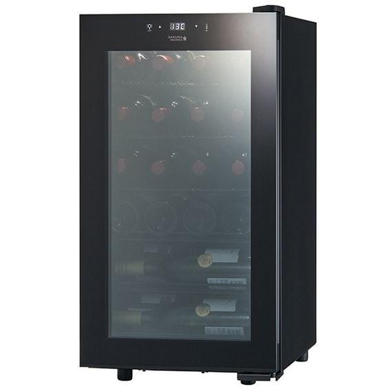 さくら製作所 (右開き) ワインセラー (22本収納) ZERO CLASS Smart ブラック SB22 ※配送エリア内基本設置無料！ (納期目安1-2週間程度：配達日程お打ち合わせ) 43,329円