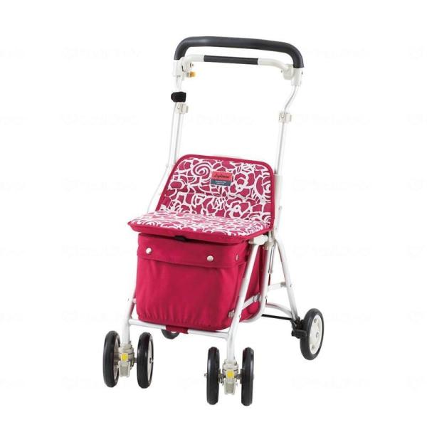 シルバーカー ヘルスバッグ ライトミニＭ ワイン ウィズワン (介護商品) (311525) ※メーカー (ウェルファン) 直送
