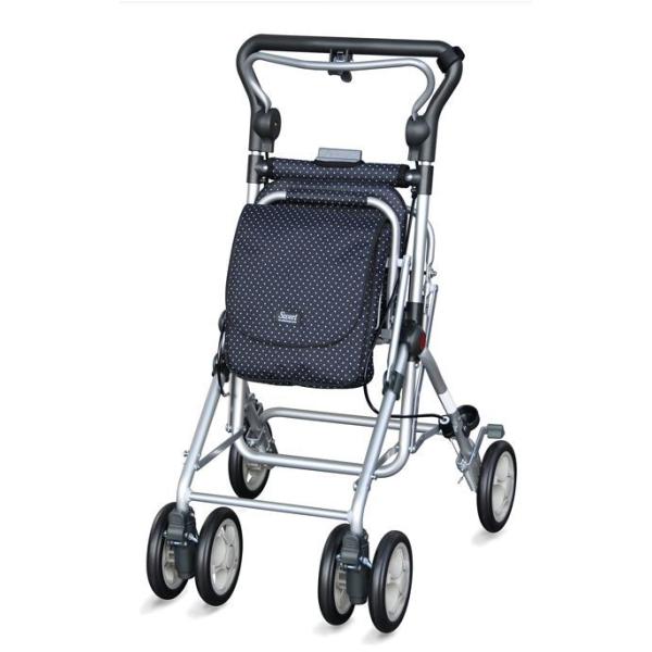 シルバーカー スイートレイ ブラック 須恵廣工業 (介護商品) (321126) ※メーカー (ウェルファン) 直送｜デジ倉 店