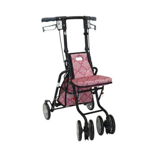 シルバーカー サニーウォーカーSP (中) ダマスクピンク 島製作所 (介護商品) (316001) ※メーカー (ウェルファン) 直送