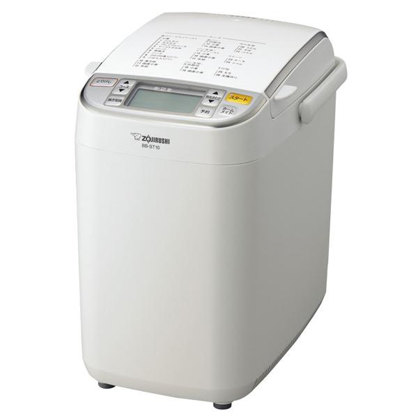 象印 ホームベーカリー (1斤) パンくらぶ BB-ST10-WA ホワイト BBST10WA (納期目安1-2週間)