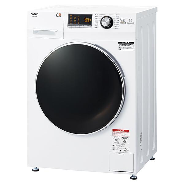 楽天市場】AQUA アクア (左開き) 8.0kgドラム式洗濯乾燥機 まっ