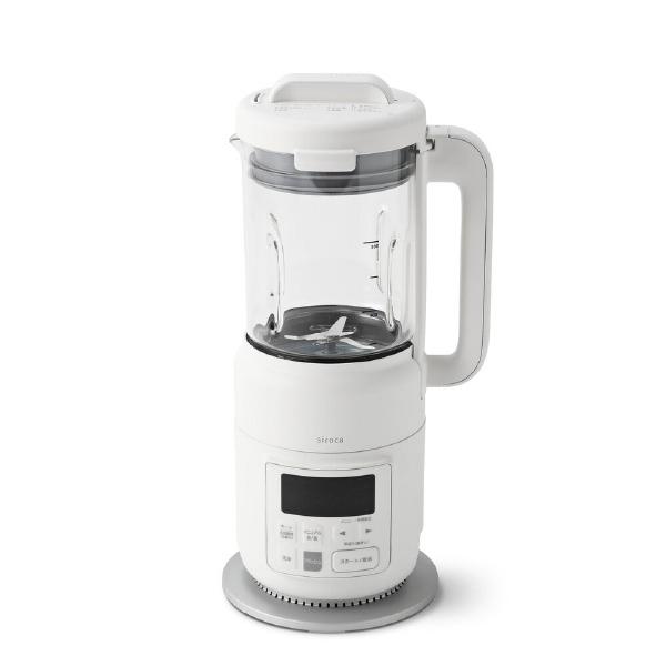 siroca シロカ ヒーター機能付きブレンダー おうちシェフ BLENDER SM-S151 (W) (納期目安1-2週間) ホット&コールド両方に対応 SMS151W