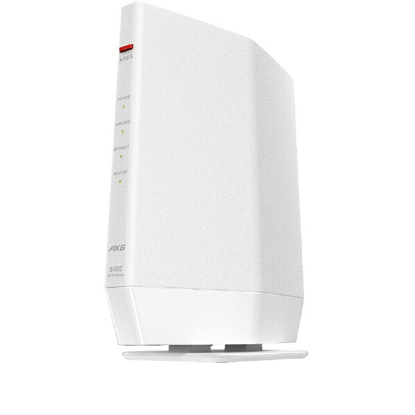 バッファロー 無線LAN親機11ax/ac/n/a/g/b 4803+573Mbps ホワイト WSR5400AX6PWH (納期目安1‐2週間)