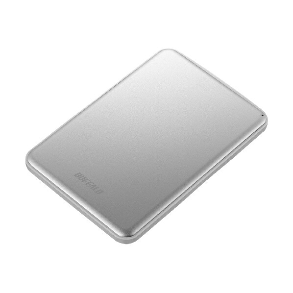 BUFFALO ポータブルハードディスク (2TB) HD-PUS2.0U3-SVD シルバー HDPUS20U3SVD (納期目安3週間~)