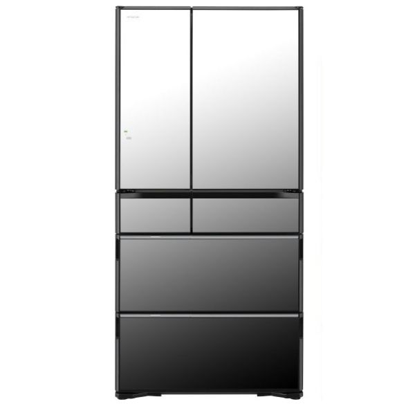 【5年次気どらずに打ちこわれる長日月楽になること引きうける付】 日立 735L 6部屋の入り口電気冷蔵庫 結晶鏡鑑 RWXC74XX ※送りとどける領域基本原理据え付ける無料