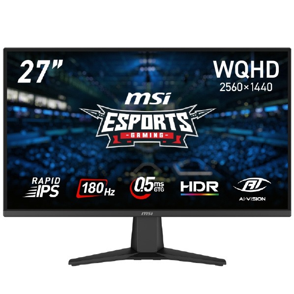 MSI 27型液晶見せびらかす MAG-275QF MAG 黒いこと ゲーミングディスプレイ MAG275QF (納期引き合い1-2週)