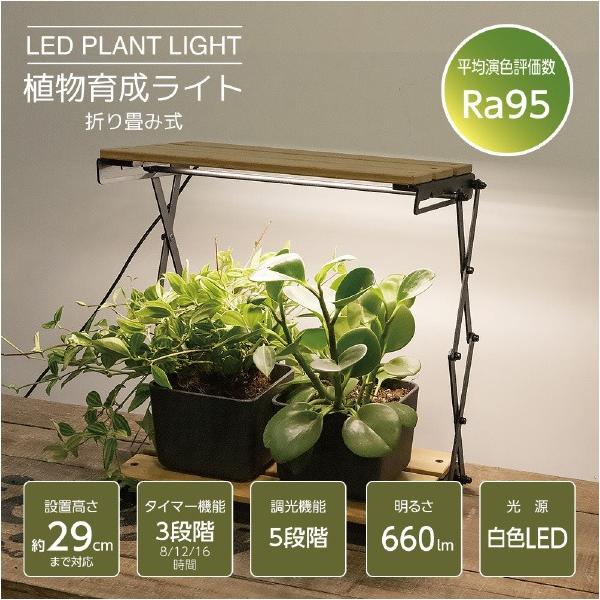 オーム電機 植物育成ライト TT-YG05N1A-M 折り畳み式 TTYG05N1AM (納期目安3週間~)