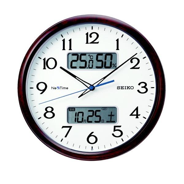 SEIKO セイコー 電波掛け時計 ZS252B (納期目安1-2週間) 電波時計 &rsquo;&rsquo;電波&rsquo;&rsquo;と&rsquo;&rsquo;スマホ&rsquo;&rsquo;でつながるから時刻ぴったり ネクスタイムシリーズ｜デジ倉 店