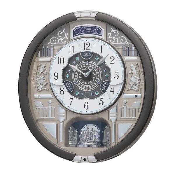 SEIKO セイコー 電波掛け時計 からくり時計 RE603N (納期目安2-3週間) メロディに合わせてダイナミックに文字板が回転するからくり時計｜デジ倉 店
