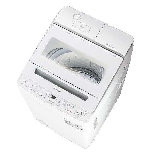 シャープ 11.0kgインバーター全自動洗濯機 ES-SW11K-W ホワイト系 ESSW11KW ※配送エリア内送料標準設置無料