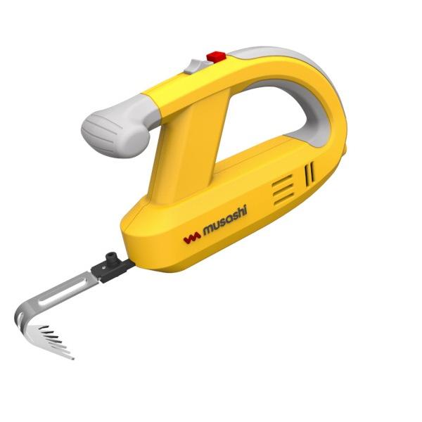 ムサシ 充電式除草バイブレーター シ゛ョソウハ゛イフ゛レーターWE750 (納期目安2-3週間) 草むしりに快感を！フルわせて根こそぎ抜く