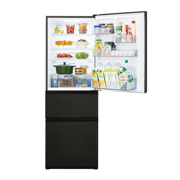 東芝 356L 3ドア冷凍冷蔵庫 VEGETA GR-Y36SC(KZ) マットチャコール GRY36SCKZ ※配送エリア内送料標準設置無料