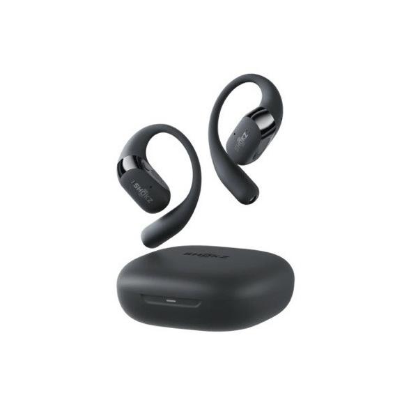 Shokz オープンイヤー型フルワイヤレスイヤホン OpenFit2+ SKZ-EP-000050 Black SKZEP000050 (納期目安2-3週間)