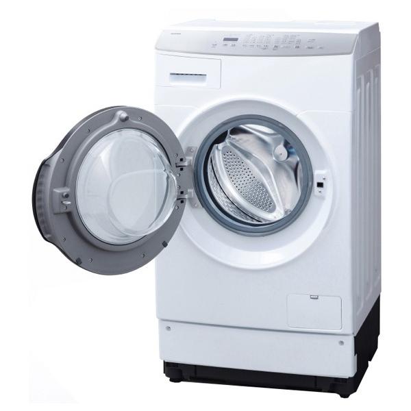 アイリスオーヤマ (左食い違い) 8.0kg膜鳴楽器式洗い濯ぎかわき切る機 FLK852-W 白いこと FLK852W ※送りとどける方面内貨物輸送標準尺度築き上げる無料
