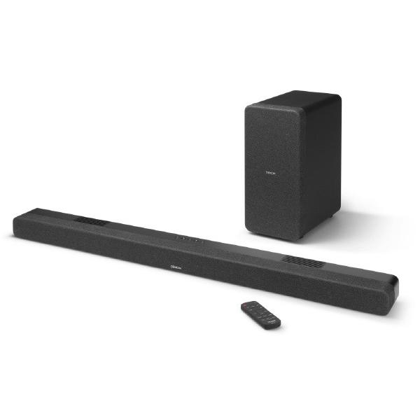 DENON ワイヤレスサブウーハー付き Dolby Atmos サウンドバー DHTS517K (納期目安2-3週間)