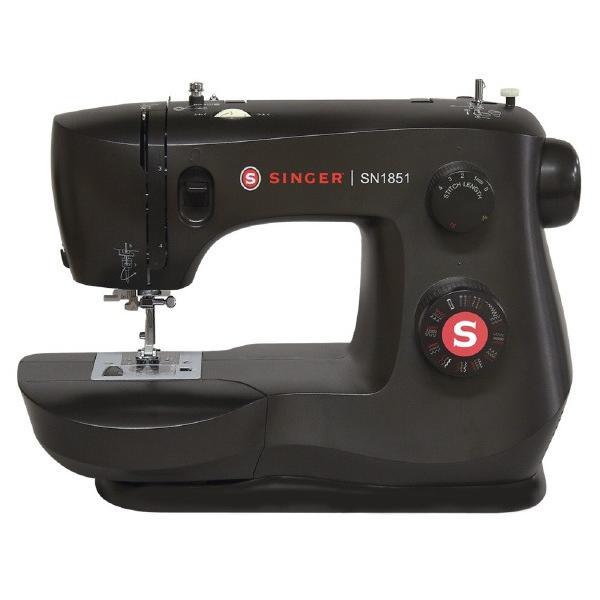 歌うたい 電動ミシン フットコントローラー式 黒いこと SN1851 (納期準拠集団2-3週) 生活家電-家電-電動ミシン