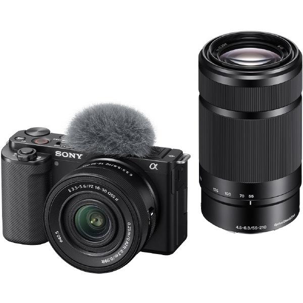 【継続期間押さえる人並み外れた通貨価値】SONY 鏡鑑受け答え一眼写真機 α VLOGCAM ZV-E10XB 黒いこと ZVE10XB (納期準拠集団2-3週)