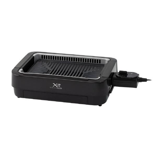 山善 ヤマゼン 煙の少ない焼き肉グリル NEGME-010F-B ブラック NEGME010FB (納期目安1-2週間)