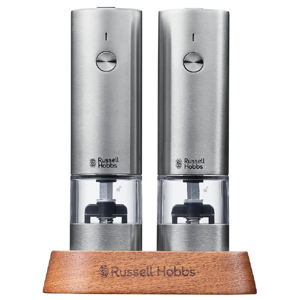 Russell Hobbs ラッセルホブス 申し受ける式ミルソルト\u0026ペッパーミニ (2本書き割り) しろがね色 7942JP (納期準拠集団1-2週)